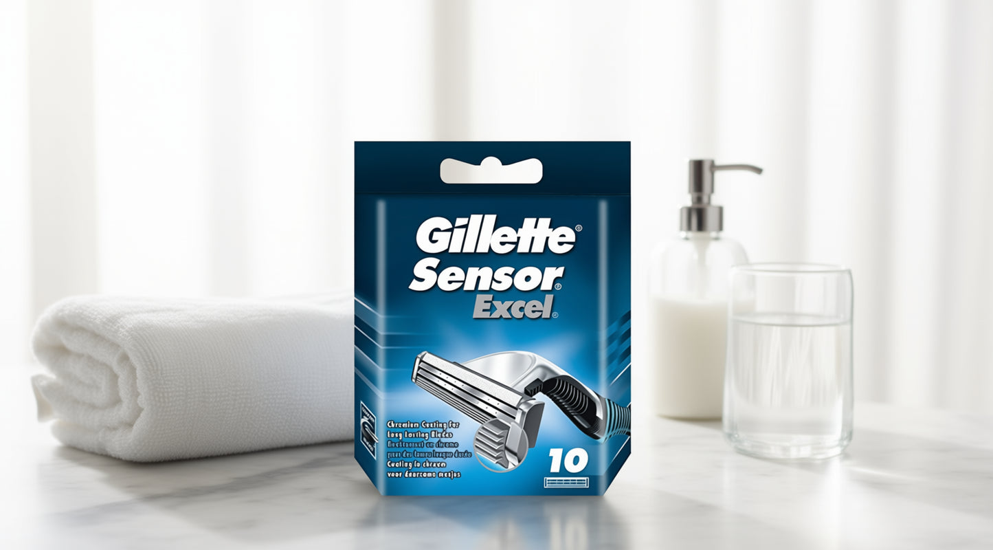 Gillette Sensor Excel Rasierklingen 10er Pack