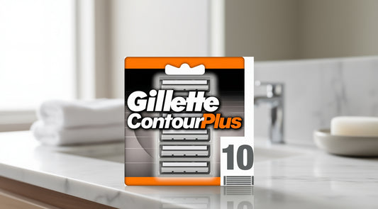 Gillette Contour Plus Ersatzklingen für Rasierer – 10 Klingen