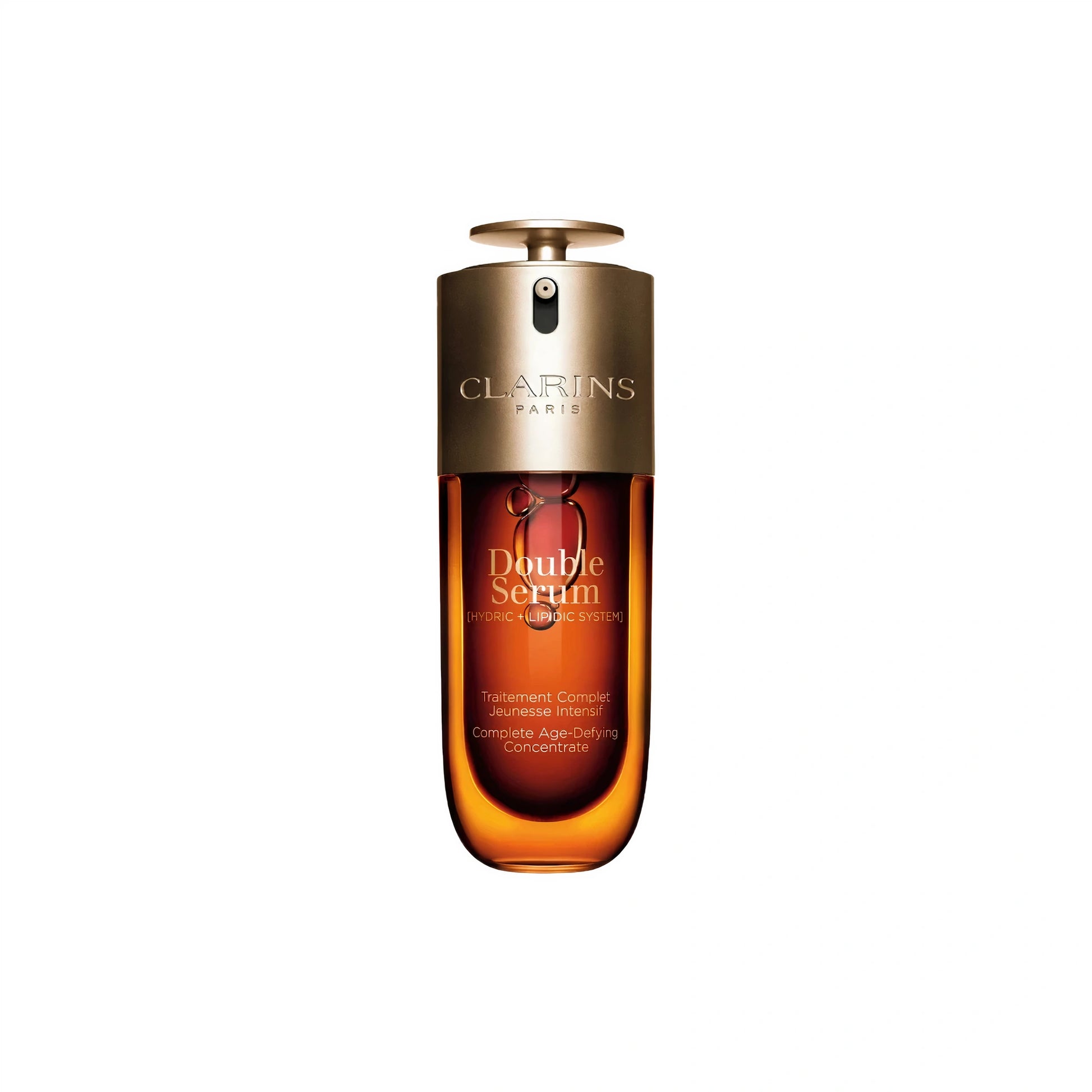 Clarins Double Serum Complete Age Defying Concentrate für die Gesichtspflege.